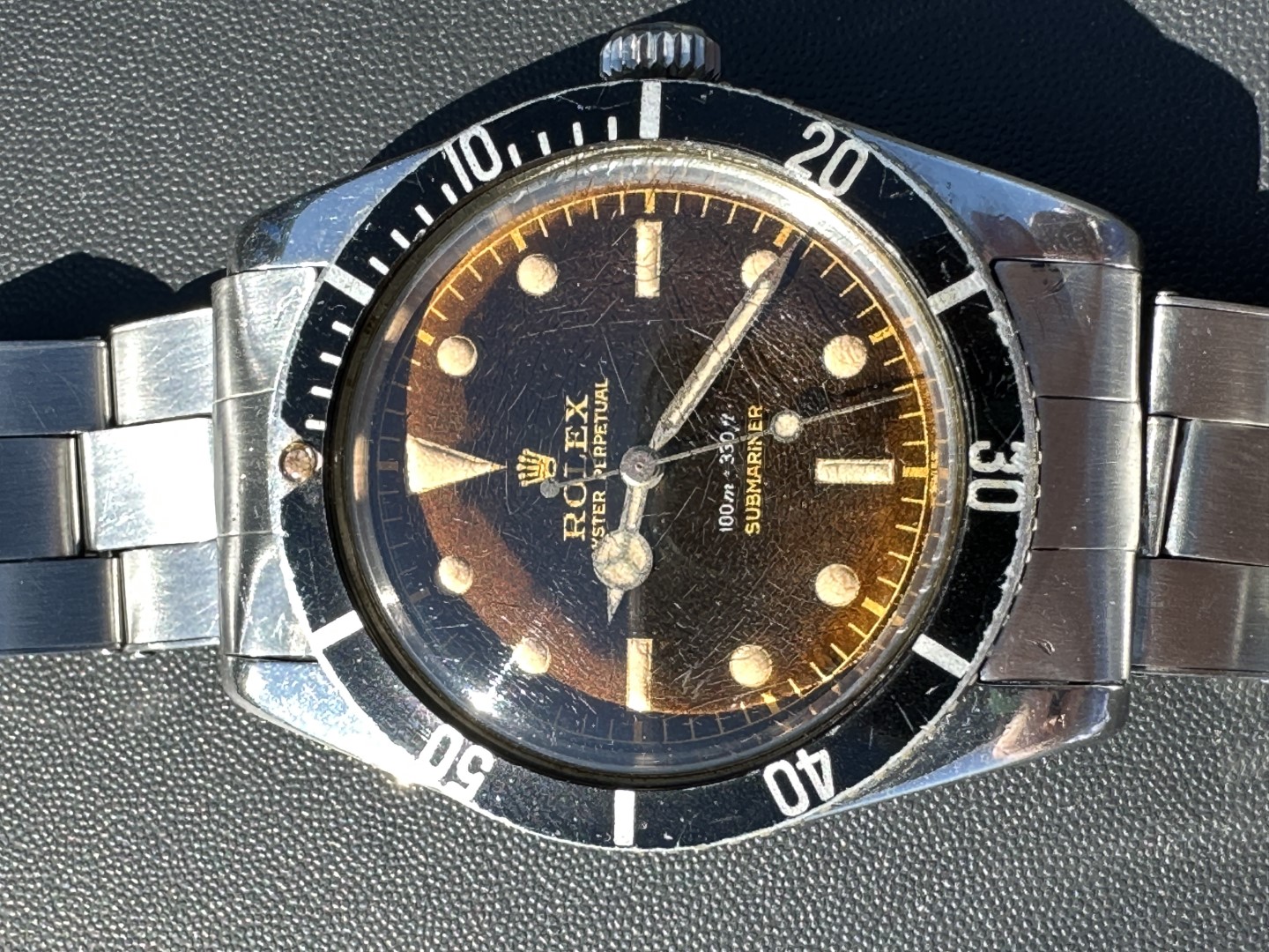 FS: Rolex 6538 Rolex Submariner Red Triangle Insert for Rolex Tudor Big ...